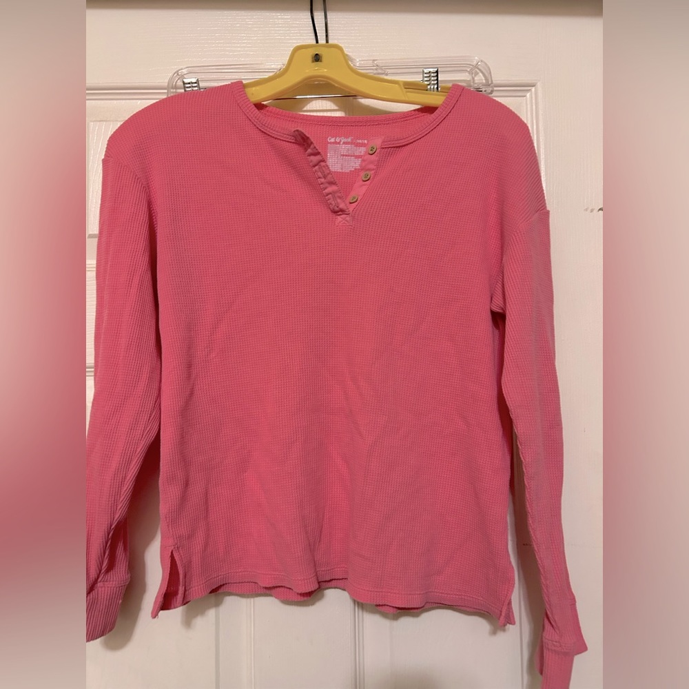 Kid’s large/fits womens small thermal Henley